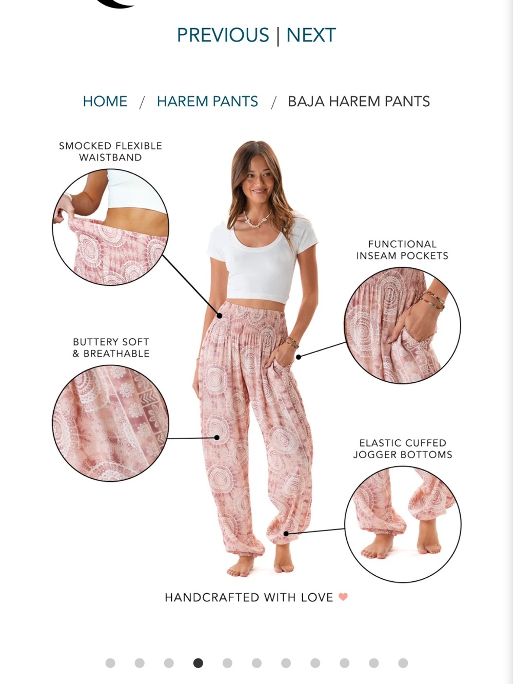 Lotus and Luna Baja Harem Pants - Picture 4 of 4